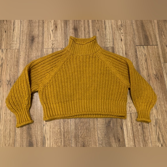 H&M Sweaters - H&M Mustard Yellow Turtleneck Sweater Medium